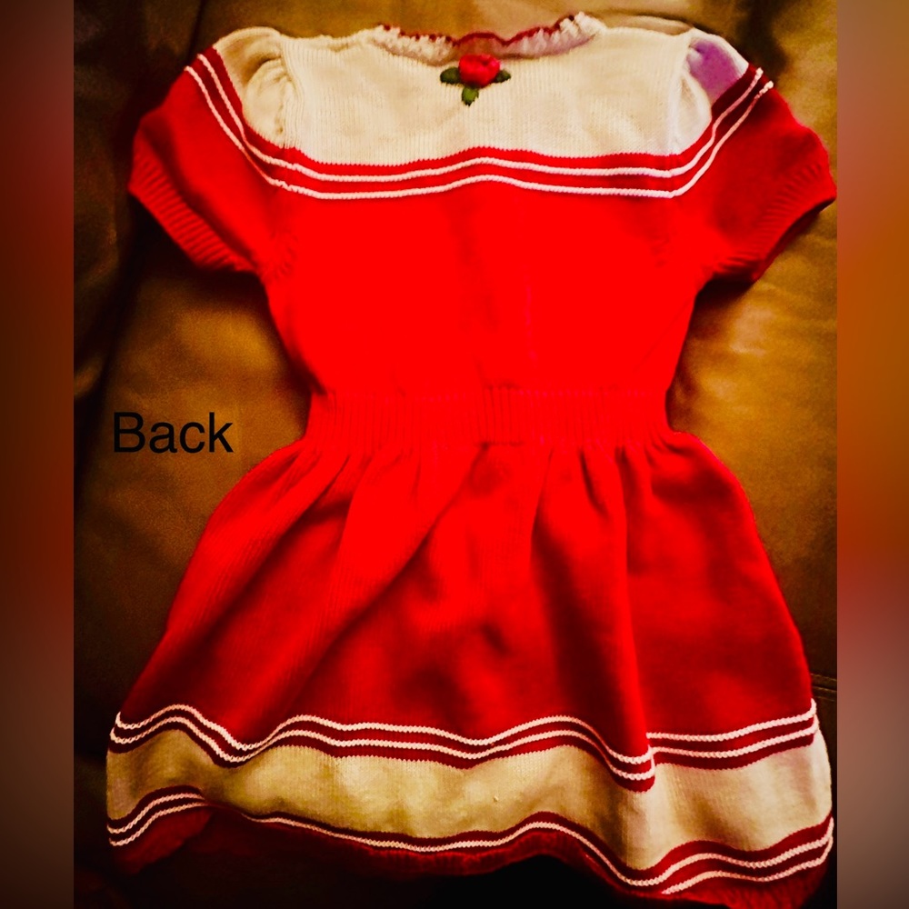 Gucci Girls Authentic Embroidered Sweater Dress (preowned) - Picture 6 of 7